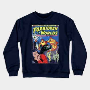 Fire Monsters Comic Cover Crewneck Sweatshirt